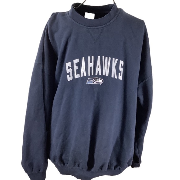 NFL Men’s Seattle Seahawks Sweatshirt Size 3 XL Blue - Picture 1 of 9